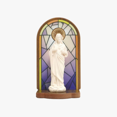 미니 스테인드 글라스 예수성심